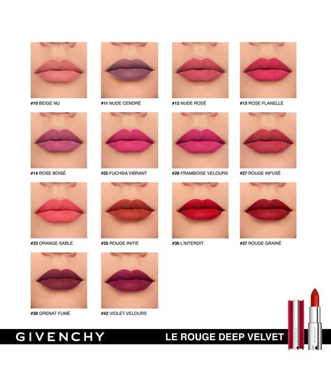 givenchy le rouge deep velvet lipstick instagram|Givenchy le rouge lipstick 202.